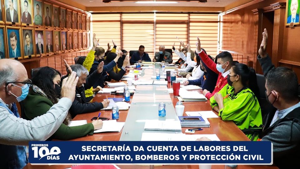 Informe 100 Días: Secretaría da cuenta de labores del Ayuntamiento, Bomberos y Protección Civil