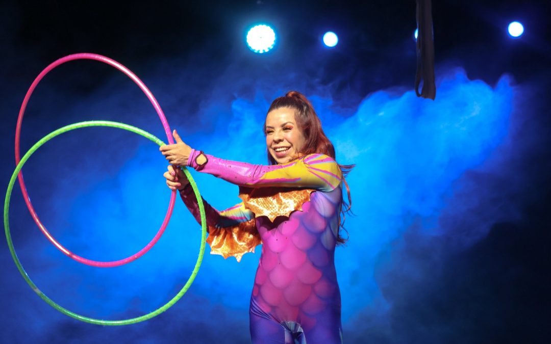 Duo Fractal , de Puebla, Puebla, presentó el espectáculo circense “Navegante”