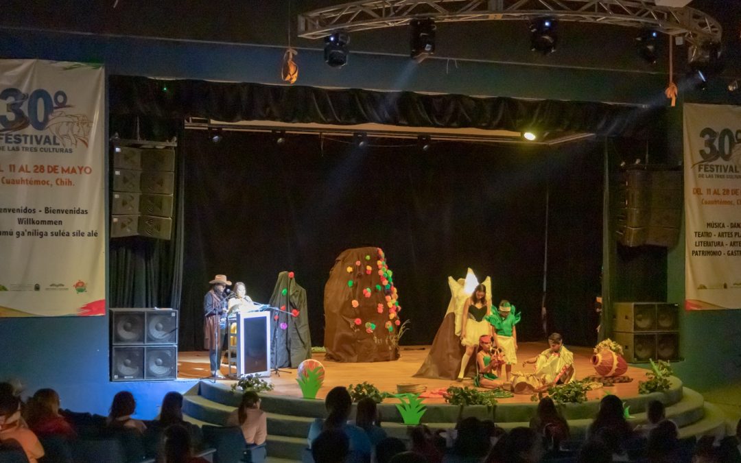 “Te cuento una historia” marca el inicio del 30° Festival de las Tres Culturas, en Cuauhtémoc