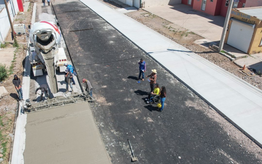 Con inversión de 8.8 mdp, hay 5 tramos de pavimentación en proceso, en Cuauhtémoc