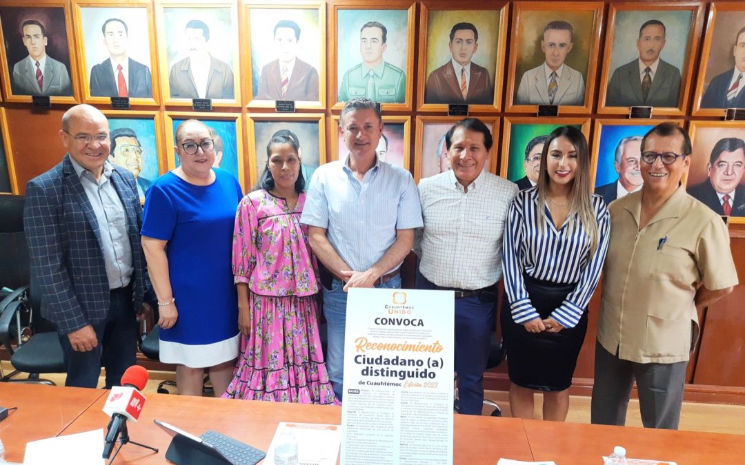 Lanzan convocatoria Ciudadano Distinguido de Cuauhtémoc 2023