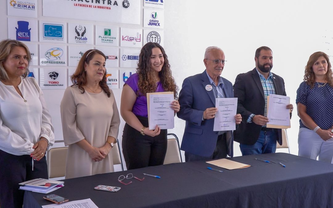 Firman convenio de colaboración IMMujeres y Canacintra Cuauhtémoc