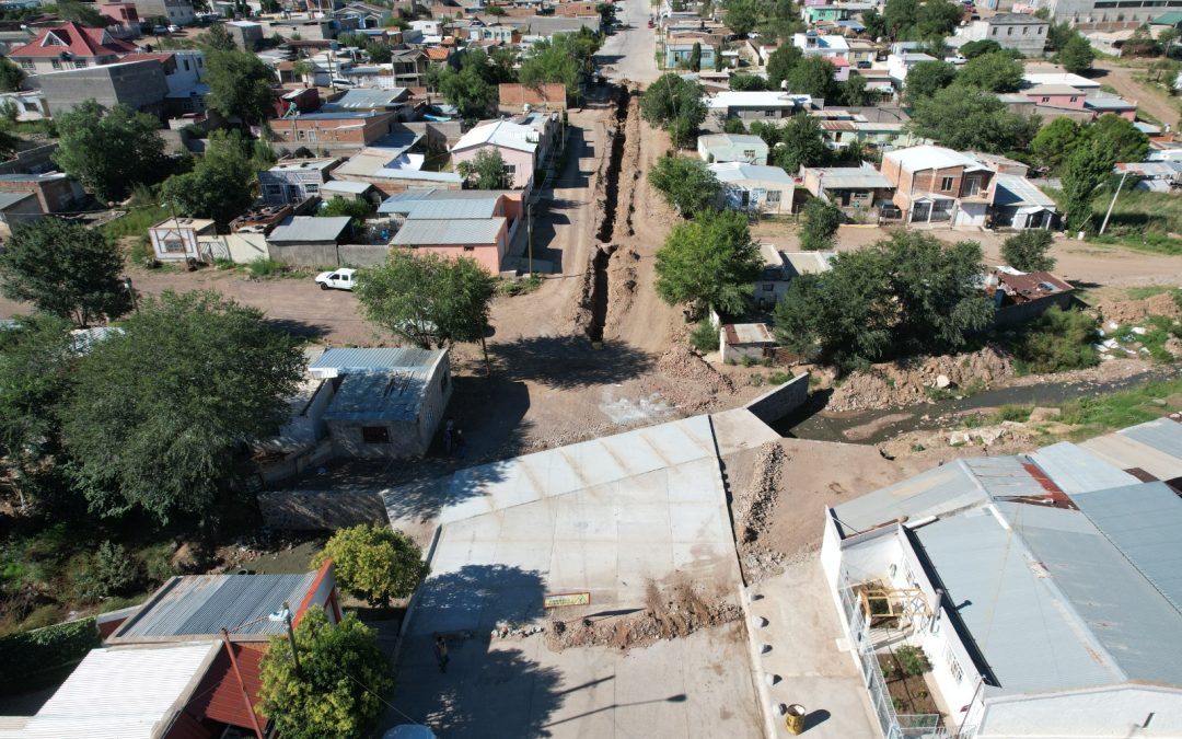 Municipio de Cuauhtémoc realiza proyecto de puente y pavimentación en la calle Quintana Roo