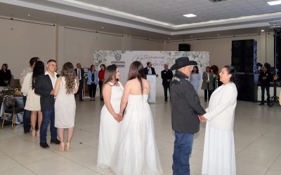 En Cuauhtémoc, se casan 262 parejas en Matrimonios Colectivos 2024