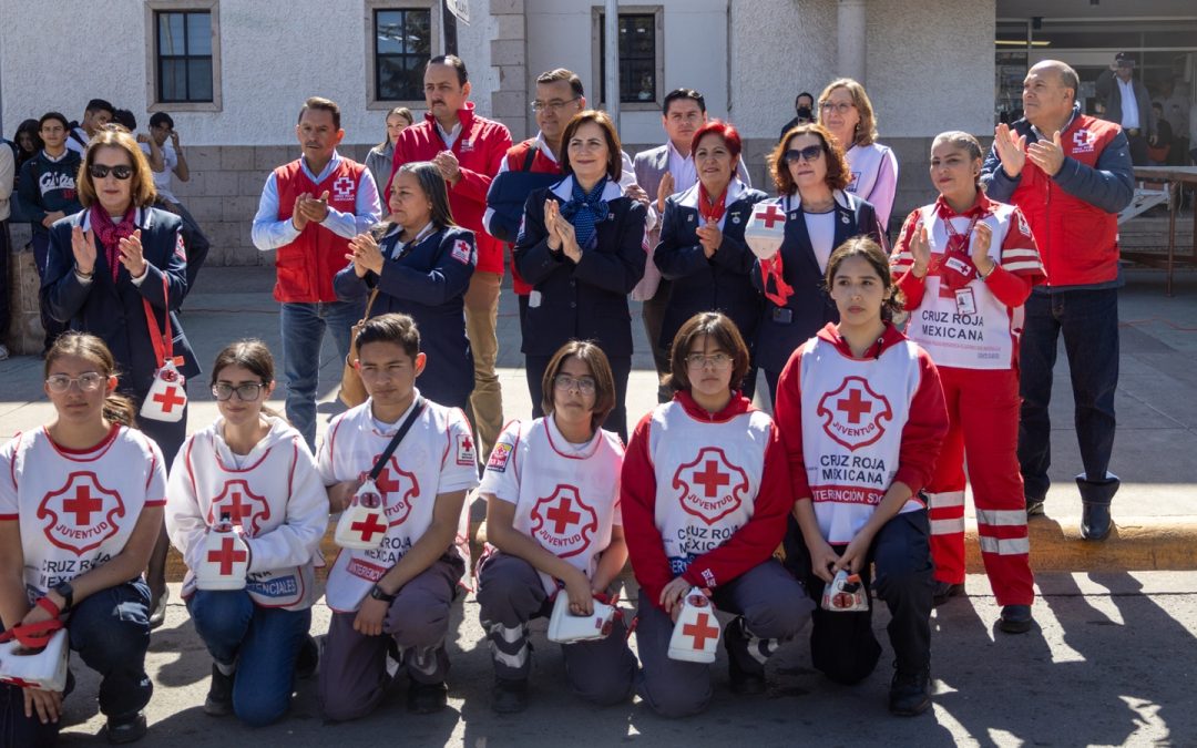 Arranca Cruz Roja su colecta anual, en Cuauhtémoc